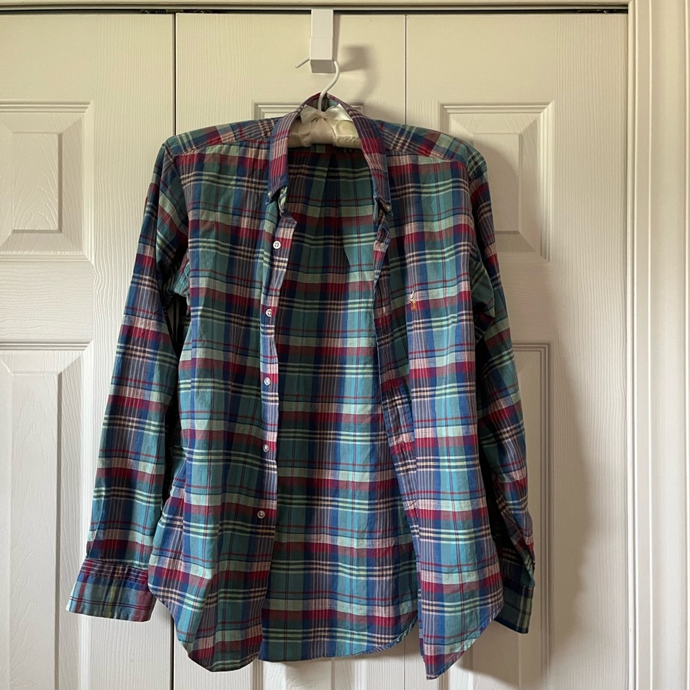 Vintage Polo by Ralph Lauren Madras Button-down Shirt